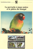 Zambia 1996 - Păsări, set WWF, 6 poze, MNH (vezi descrierea)