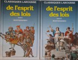 De l&#039;esprit des lois, Montesquieu, 2 volume, Carte