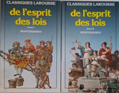 De l&#039;esprit des lois (2 volume) &ndash; Montesquieu
