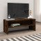 Gossi comoda tv, stejar fumuriu, 100x40x40 cm, lemn compozit