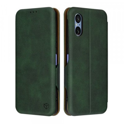 Husa pentru Sony Xperia 5 VI, Techsuit, Safe Wallet Plus, Verde foto