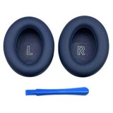 Set 2 bureti pentru casti Bose QuietComfort Ultra Gen 2 / Gen 1, Over-Ear - Albastru - Spuma cu memorie - Piele ecologica