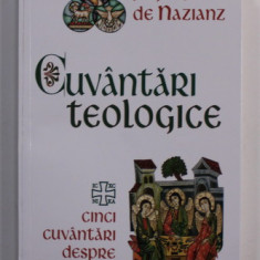 SFANTUL GRIGORE DE NAZIANZ - CUVANTARI TEOLOGICE - CINCI CUVANTARI DESPRE DUMNEZEU , 2022 *COTOR LIPIT CU SCOCI