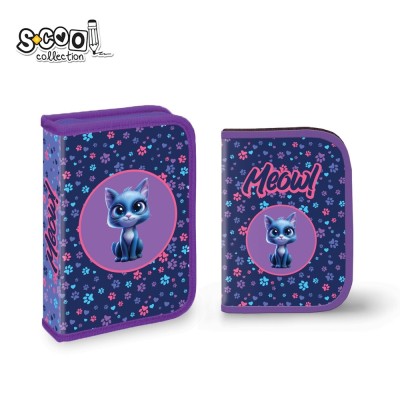 Penar echipat, 1 fermoar, 2 extensii, 32 piese, MEOW &amp;ndash; S-COOL foto