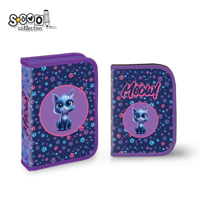 Penar echipat, 1 fermoar, 2 extensii, 32 piese, MEOW &ndash; S-COOL