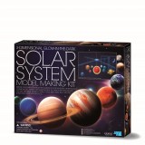 Kit Constructie Sistemul Solar 3D, straluceste in intuneric, 4M