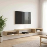 vidaXL Sistem de TV montat pe perete Montare pe perete Stejar Sonoma 8006015