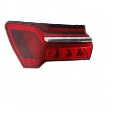 Stop spate lampa Audi A6 (C8), 03.2018-, spate, Stanga, semnalizare dinamica; cu animatie; partea exterioara; LED; cu ornament cromat, ULO