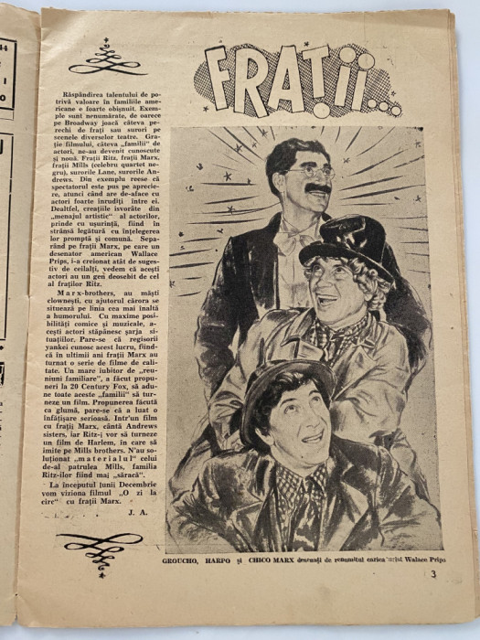 revista veche ECRAN anul 1 nr 2 1944