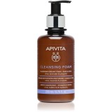 Apivita Cleansing Foam Face &amp; Eyes spuma demachianta cu o textura cremoasa pentru față și ochi 200 ml