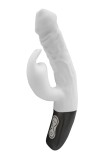 Vibrator Rabbit Titanz, Alb, 17.5 cm