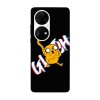 Husa compatibila cu Huawei Nova Y70 model Glitched Jake, Silicon, TPU, Viceversa, Transparent, Carcasa