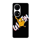 Husa compatibila cu Huawei Nova 9 model Glitched Jake, Silicon, TPU, Viceversa, Transparent, Carcasa