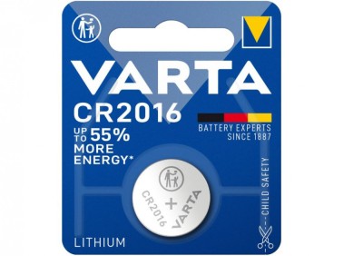 Baterie Varta CR2016, litiu, 6016101401 foto