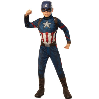 Costum Captain America, 8-10 ani foto