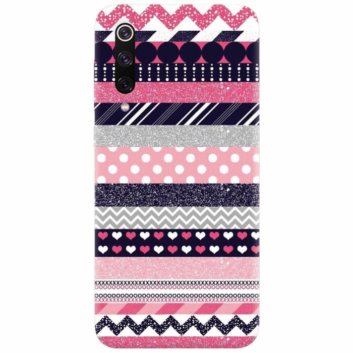 Husa silicon pentru Xiaomi Mi 9, Love Pattern
