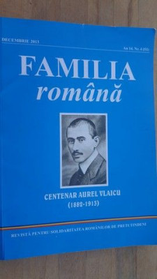 Familia romana- centenar Aurel Vlaicu 1882-1913 foto