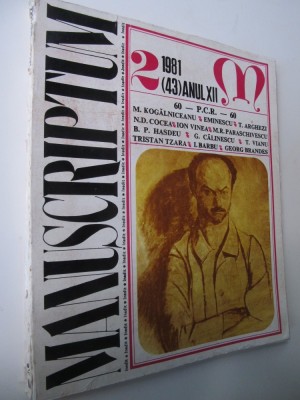 Revista Manuscriptum 2/1981 (43) Anul XII foto