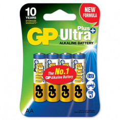 Baterie AA (R6) alcalina UltraPlus GP 4buc/blister