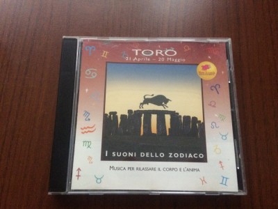Sunetele zodiacului zodia Taur cd disc muzica ambientala terapeutica relaxare NM foto