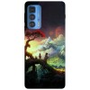 Husa compatibila cu Motorola G20 model The worm world saga, Silicon, TPU, Viceversa, Transparent, Carcasa