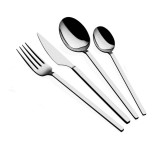 Cumpara ieftin Set tacamuri 24 bucati Carre Argintiu 22.2x22.2x4 cm