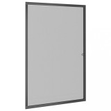 Plasa de insecte pentru ferestre, antracit, 80x120 cm