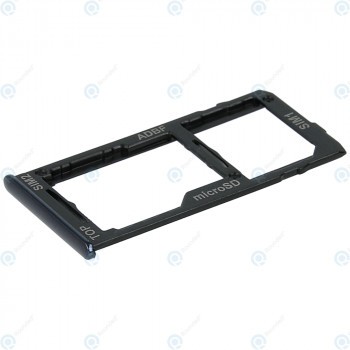 Samsung Galaxy A42 5G (SM-A426B) Tavă Sim + Tavă MicroSD prismă punct negru GH64-08247A foto