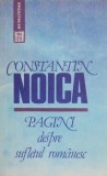 Pagini despre sufletul romanesc - Constantin Noica - Filosofie Romaneasca