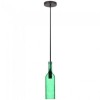 PENDUL TAVAN MODEL STICLA VIN CULOARE VERDE, V-TAC