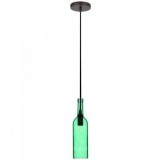 PENDUL TAVAN MODEL STICLA VIN CULOARE VERDE, V-TAC