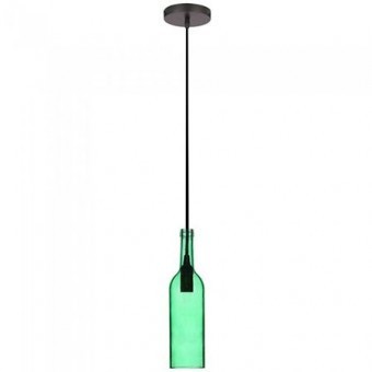 PENDUL TAVAN MODEL STICLA VIN CULOARE VERDE foto