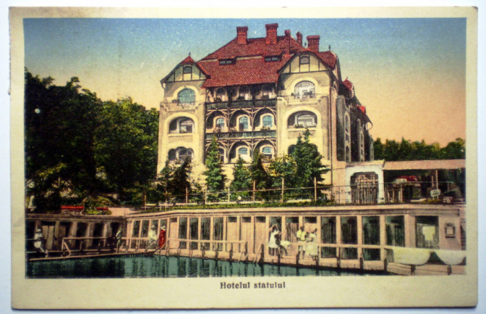 P.144 BAIA OCNA SIBIULUI BAD SALZBURG VIZAKNA F&Uuml;RDŐ HOTELUL STATULUI 1930 CIRC.