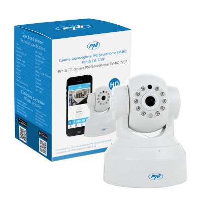Resigilat : Camera supraveghere PNI SmartHome SM460 pan &amp;amp; tilt 720p controlabila p foto