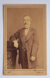 CDV Atelier Austria Viena Adele 1874 barbat