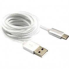 Cablu SBox CAB0143 USB Male - USB-C Male 1.5m White foto