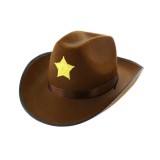 Palarie cowboy maro