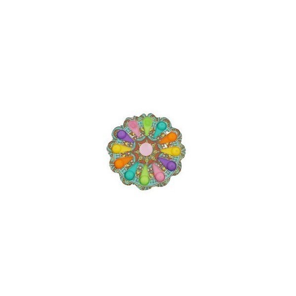 Jucarie senzoriala flippy - simple dimple, antistres, multicolor, model 3