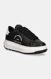 Karl Lagerfeld sneakers din piele KAPRI culoarea negru, KL57538
