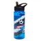 Sticlă Apă Copii, Flip Top, Model Fotbal, Culoare Bleu, Capacitate 0,65L