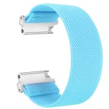 Curea textila elastica compatibila Galaxy Watch 6|Watch 5|Watch 4|Huawei Watch GT 3 42mm|GT 3 Pro 43mm|GT 2 42mm, Uranian Blue