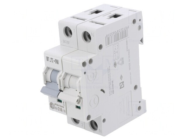 &Icirc;ntrerupător de supracurent 16A 1P+N 230/400V