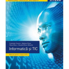 Informatică și TIC. Manual clasa a VII-a - Paperback - Luminița Ciocaru, Oana Rusu, Ștefania Penea, Claudia-Elena Mitrache - Litera