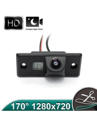 Camera marsarier HD, unghi 170 grade cu StarLight Night Vision pentru VW Golf 4, Golf 5, Passat B5.5, Touareg, Tiguan, Bora foto