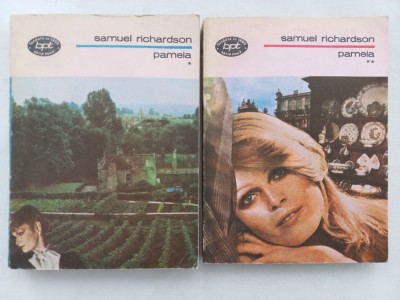 PAMELA SAU VIRTUTEA RASPLATITA - SAMUEL RICHARDSON, VOL. I + VOL. II, 1987 foto