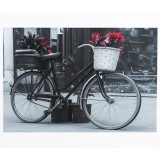 Tablou decorativ Pufo Bicycle, 30 x 40 cm