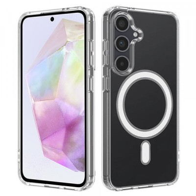 Husa MagSafe pentru Samsung Galaxy A35 5G A356, Techsuit, Pro, Transparenta foto