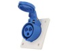 PAWBOL Conector Mama Priza Alimentare 16A 400V IP44 Montare Panou 3 Pini 2P+PE 6H IEC 60309