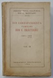 DIN CORESPONDENTA FAMILIEI ION C. BRATIANU , 1887 - 1888 , VOLUMUL III , APARUTA 1934