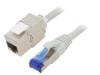 Prelungitor RJ45 3m Gri Cat6a, Logilink